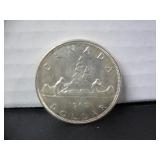 SILVER 1962 CANADA ONE DOLLAR COIN