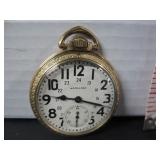 HAMILTON 10 KT GOLD FILLED RAILROAD POCKET WATCH