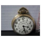 WORKING 10KT GOLD WALTHAM VANGAURD POCKET WATCH