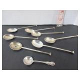 8 STERLING SILVER HALLMARKED SPOONS