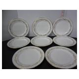 8 AYNSLEY ARUNDEL PATTERN 8.25' PLATES