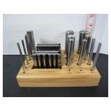 16pc SWAGE BLOCK & PUNCH JEWELRY SET