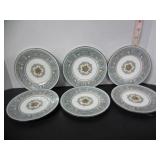 6 WEDGEWOOD FLORENTINE TURQUOISE 6' PLATES