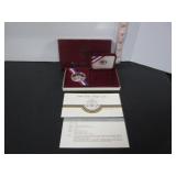 .900 SILVER 1984 US OLYMPIC PROOF COIN IN CASE