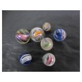EARLY LOT OF GERMAN 'SWIRL' MARBLES