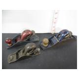 3 VINTAGE BLOCK PLANES
