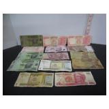 LOT OF OLD FOREIGN BILLS