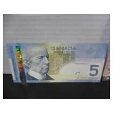 2006 CANADA 5 DOLLAR BANK NOTE