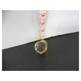 OLD ESSO CHEMICALS-OIL QUARTZ BRASS CLOCK