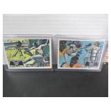2-1966 TOPPS BATMAN CARDS IN PLASTIC