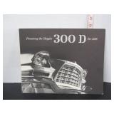 1958 CHRYSLER 300D CAR SALES BROCHURE