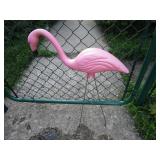 VINTAGE BLOW MOLD FLAMINGO