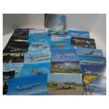 VINTAGE AIRPLANE POSTCARDS