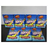 7 SEALED 1991 TOPPS HOCKEY CARDS IN PACKS