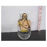1990 WWF WRESTLING HULK HOGAN GLASS