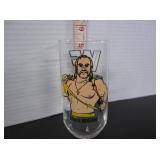 1990 WWF WRESTLING HULK HOGAN GLASS