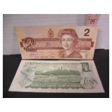 1973&1986 CANADA BANK NOTES