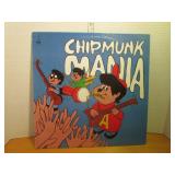 1982 CHIPMUNK MANIA LP RECORD