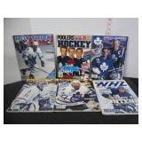 6 MISC. LEAF HOCKEY MAGAZINES