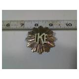 IKE, LADIES POLITICAL BROOCH