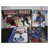 5 MISC. HOCKEY MAGAZINE-PROGRAMS