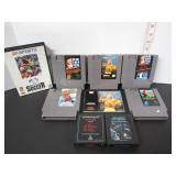 8 MISC. OLD VIDEO GAMES ETC.