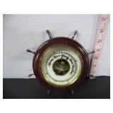 VINTAGE WEST GERMAN NAUTICAL SHIPWHEEL BAROMETER