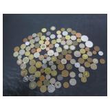 LARGE LOT OF OLD FOREIGN COINS