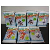 7 SEALED 1991 SCORE HOCKEY CARDS IN PACKS