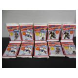 10 SEALED 1991 SCORE HOCKEY CARDS IN PACKS