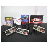 VINTAGE NINTENDO CONTROLLER & GAME BOOKLETS