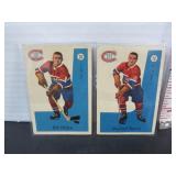 2 1959-60 PARKHURST HOCKEY CARDS
