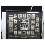 LARGE FRAMED SIDNEY CROSBY UD CARDS COLLECTION