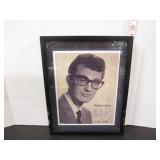 FRAMED BUDDY HOLLY PICTURE 11' X 14'