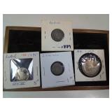 BRITIAN AND INDIA SILVER COINS
