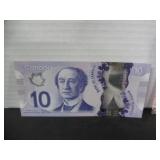 2013 CANADA GEM UNC. $10 DOLLAR BANK NOTE
