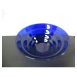 BEAUTIFUL OLD RIBBED COBALT BLUE BOWL