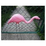 VINTAGE BLOW MOLD PINK FLAMINGO
