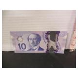 2013 CANADA GEM UNC. $10 DOLLAR BANK NOTE