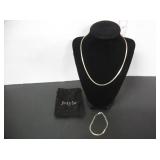 .925 SILVER NECKLACE & BRACELET