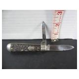 VINTAGE 2 BLADE KRUSIUS POCKET KNIFE