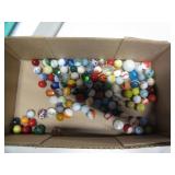 BAG OF VINTAGE MARBLES