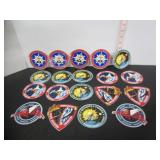 18 OLD UNUSED NASA  SPACE STICKERS