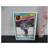 84-85 OPC #381 WAYNE GRETZKY GOAL LEADER CARD
