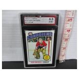 GRADED KSA 76-77 TOPPS KEN DRYDEN HOCKEY CARD