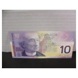 2001 CANADA UNC. $10 DOLLAR BANK NOTE