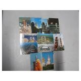 10 OLD SPACE RELATED POSTCARDS