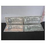 4 OLD CANADIAN TIRE OLYMPIC BILLS