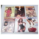 6 1980'S ADULT PENTHOUSE MAGAZINES