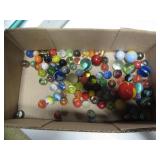 BAG OF VINTAGE MARBLES